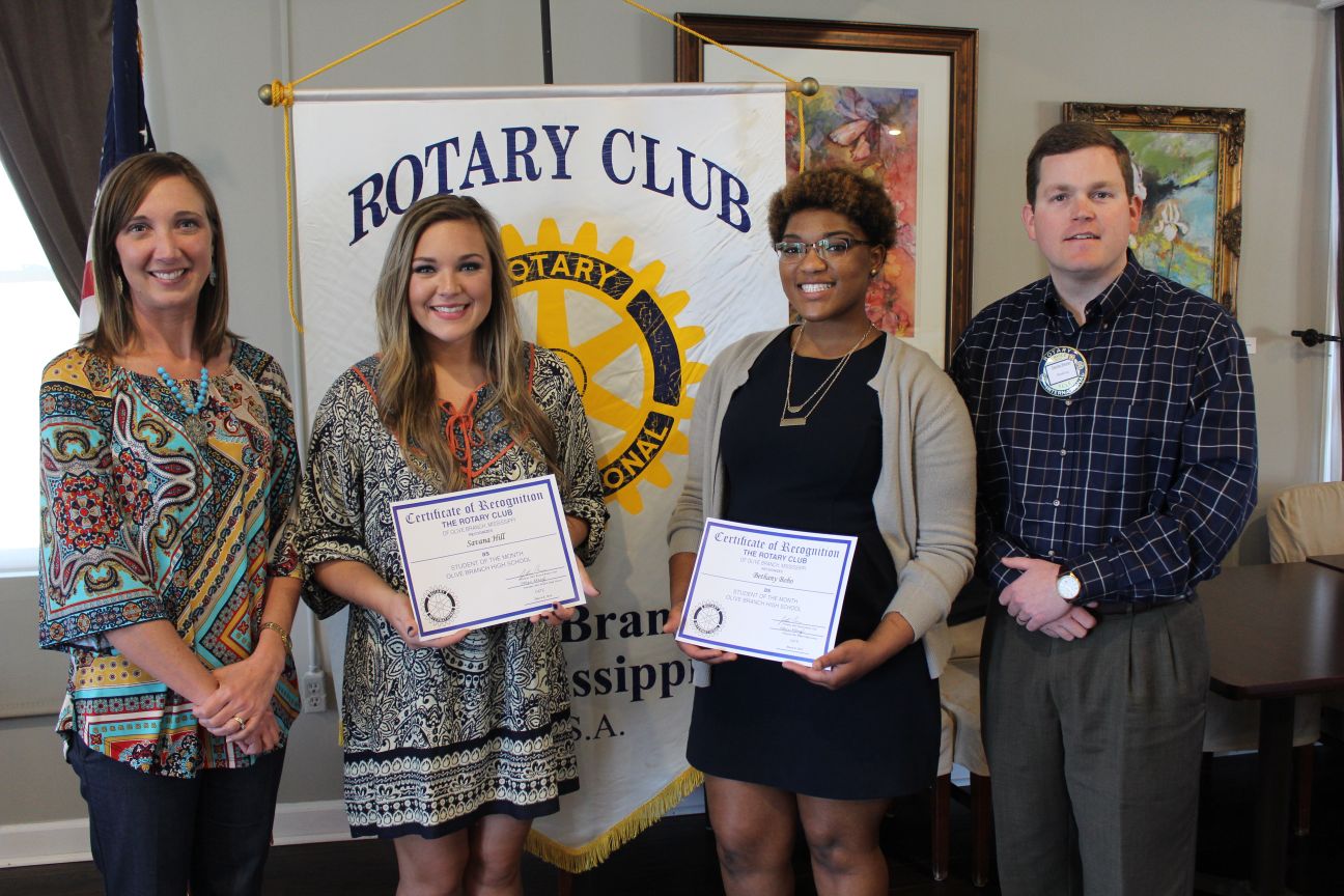Olive Branch High School students of the month
